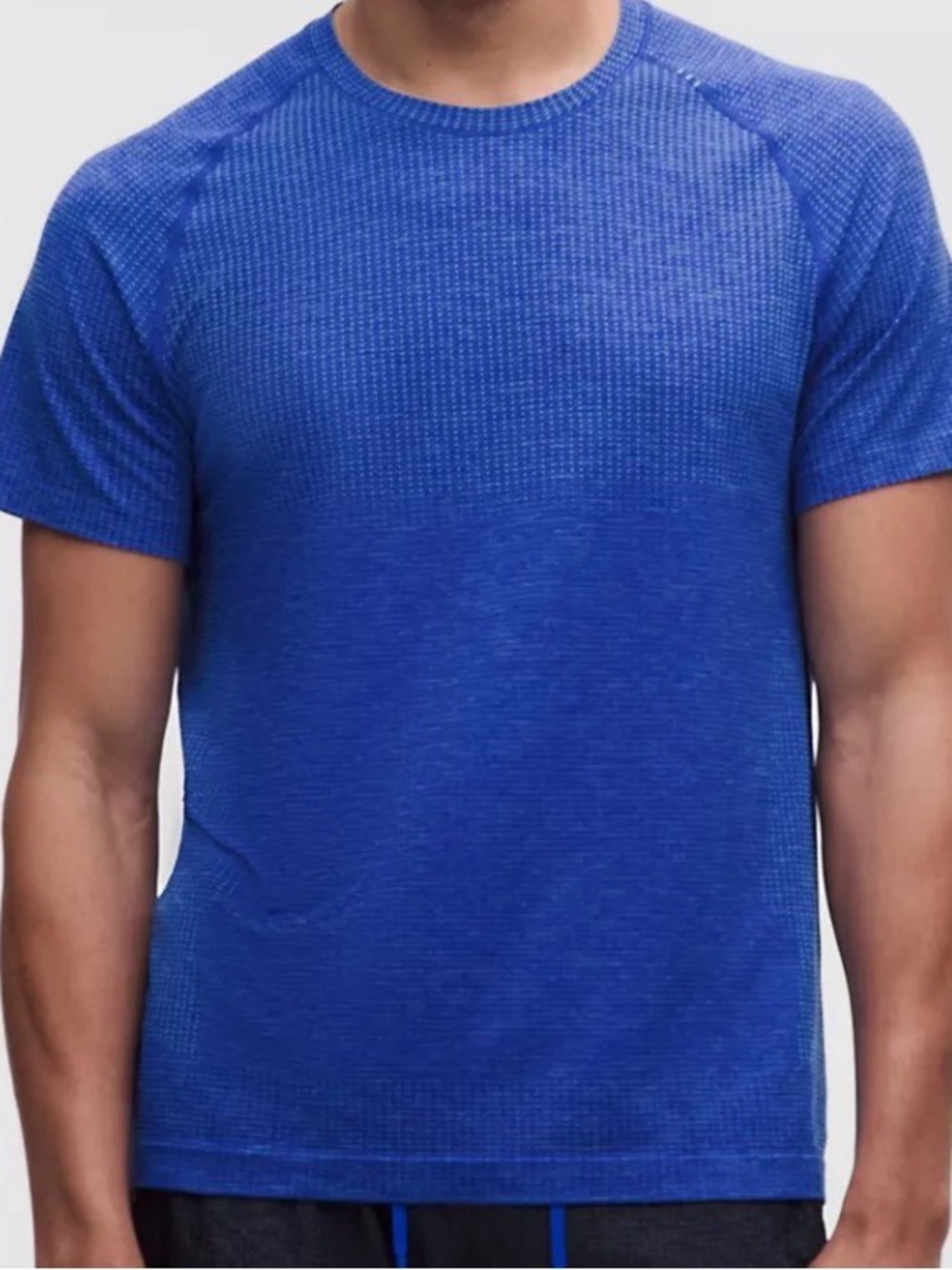 Men’s lululemon Metal Vent Tech Blue Short-Sleeve Shirt - M